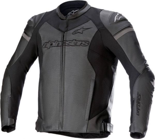GP Force Leather Jacket Airflow Black Black