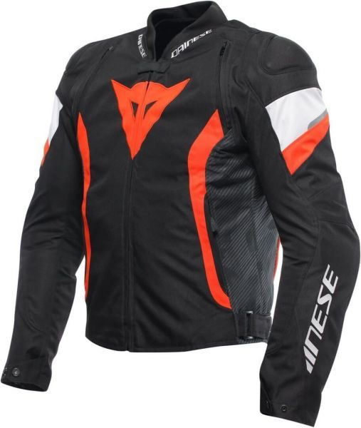 Avro 5 Tex Jacket Black/Red-Fluo/White W12
