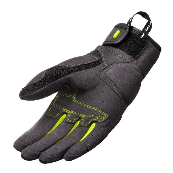 Volcano Ladies Gloves Black-Neon Yellow
