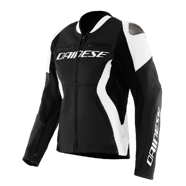 Racing 5 Leather Jacket Wmn Blk/Whi 622