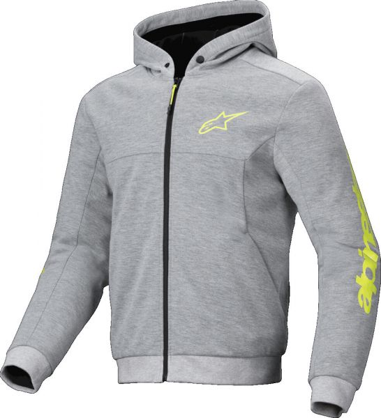 Home 44 Hoodie Chrome V2 Gray/Yellow Fluo