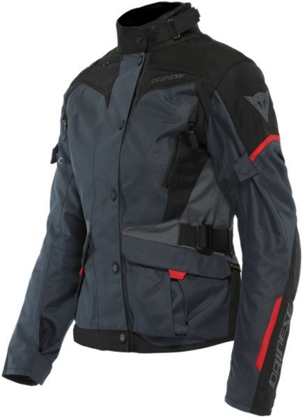 Tempest 3 D-Dry Lady Jacket Ebony Black Lava-Red