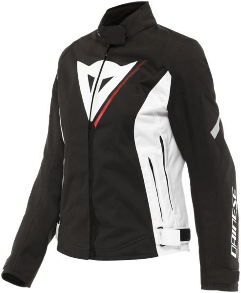 Veloce Lady D-Dry Jacket Black White Lava-Red