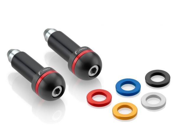 MA530B Switch Bar Ends Handlebar Caps for 22 mm outside diameter handlebars Color Black