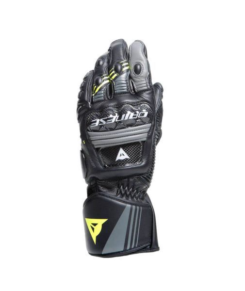 Druid 4 Gloves Black-Charcoal-Gray-Fluo-Yellow