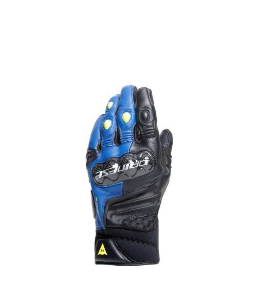 Carbon 4 Short Gloves Racing-Blue-Black-Fluo-Yellow