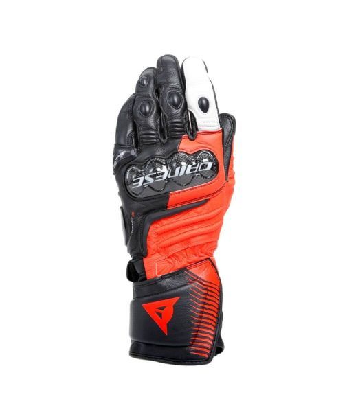 Carbon 4 Long Gloves Black-Fluo-Red-White