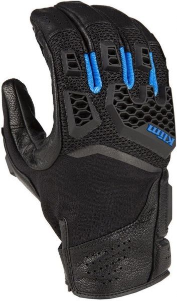 Baja S4 Gloves Black - Kinetik Blue