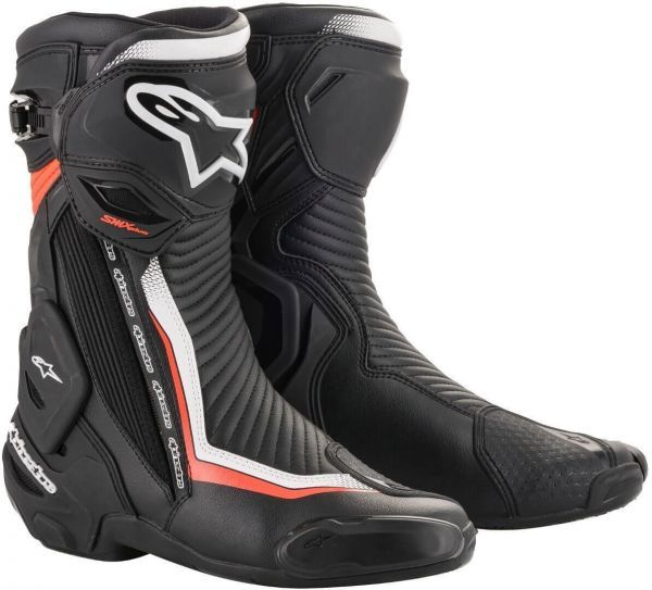 SMX Plus V2 Boots Black White Red Fluo