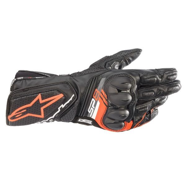 SP-8 V3 Gloves Black Red Fluo