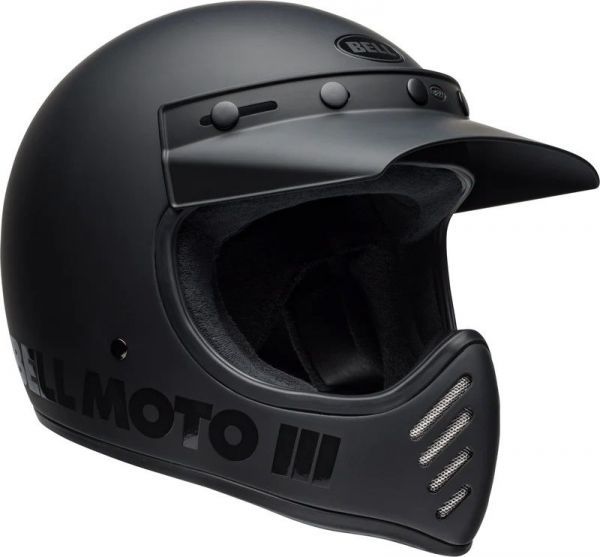 Moto-3 Classic Matte Black